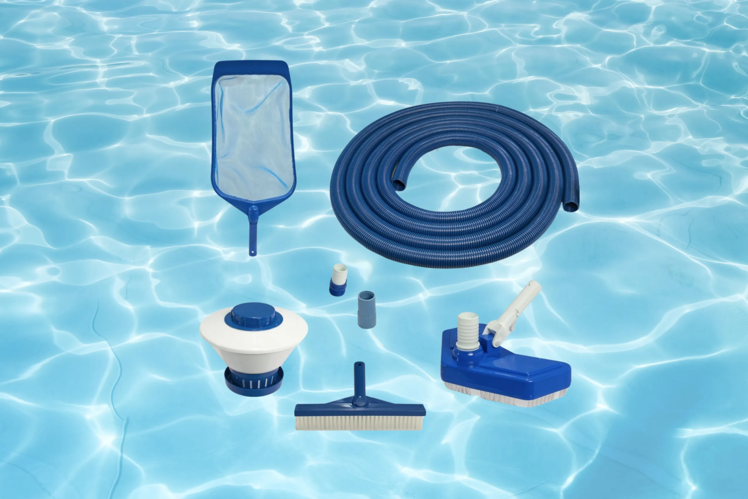 Equipamentos para manutenção de piscina